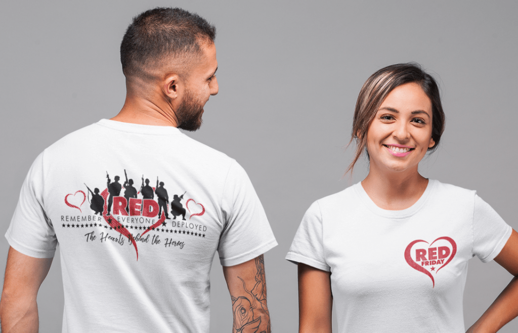 RED-Friday-Support-our-Military-Remember-Everyone-Deployed-vector-graphic-logo-t-shirt-design_front-and-back